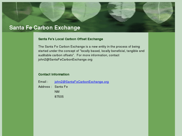 www.santafecarbonexchange.org