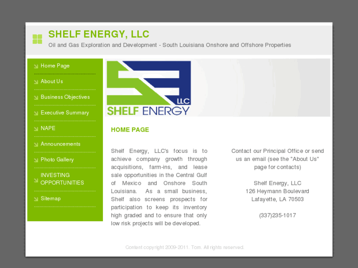 www.shelfenergyllc.com