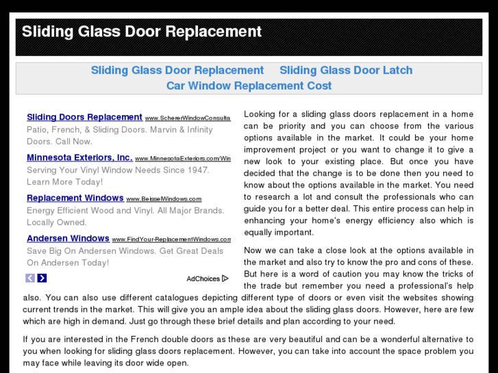 www.slidingglassdoorreplacement.com