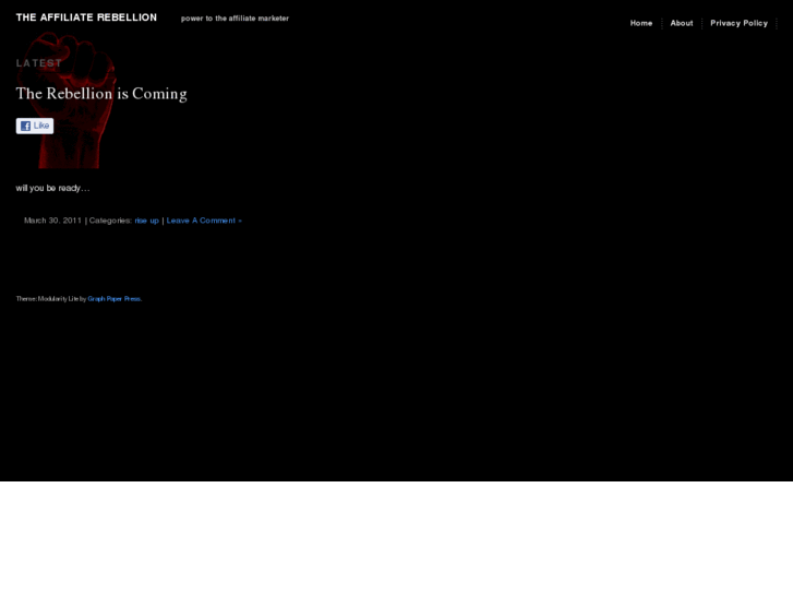 www.theaffiliaterebellion.com