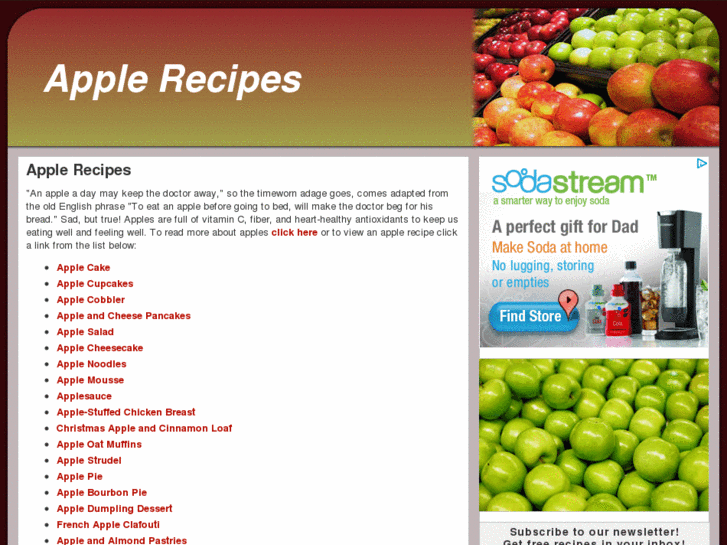 www.applerecipes.us