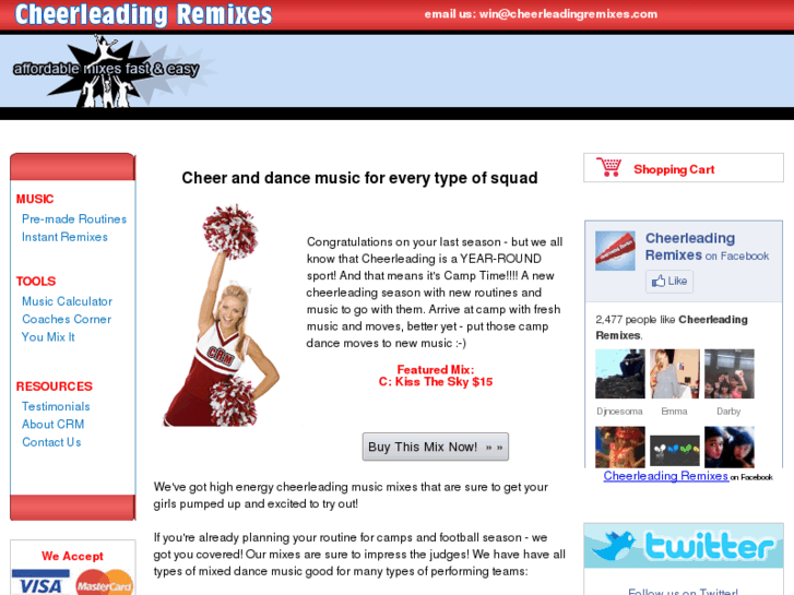 www.cheerleadingremixes.com