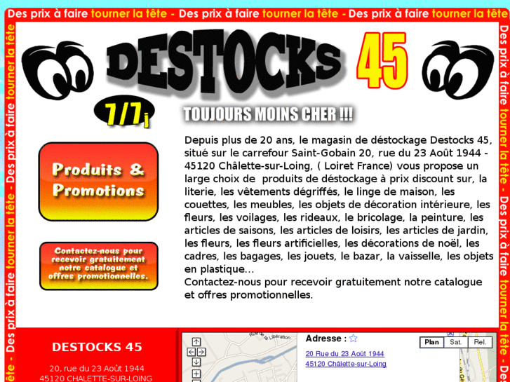 www.destocks45.com