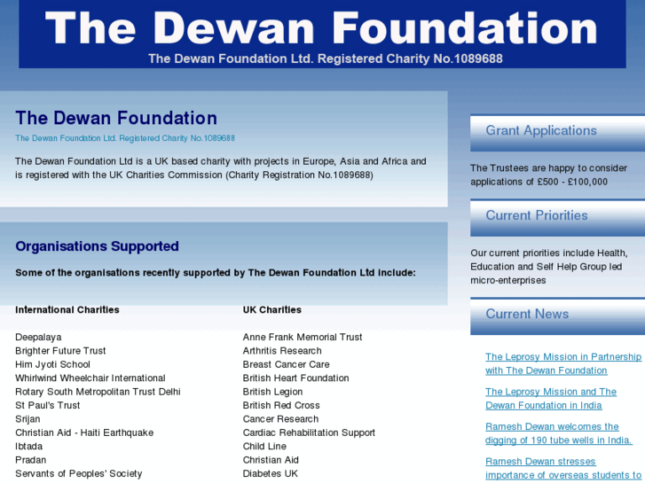 www.dewan-foundation.org