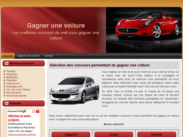 www.gagnerunevoiture.net