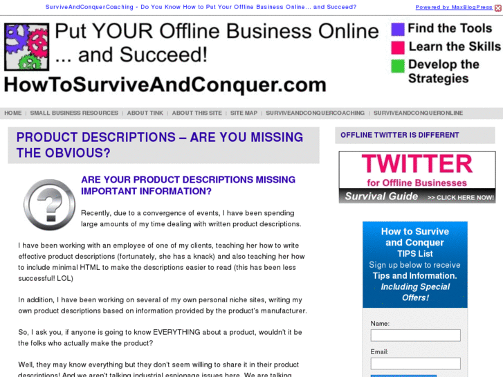 www.howtosurviveandconquer.com