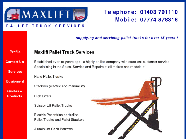 www.maxliftpallettruckservices.com