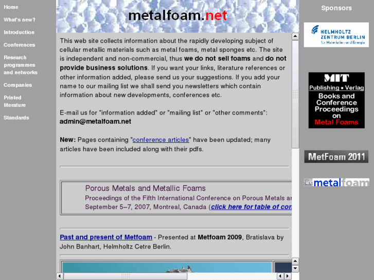 www.metalfoam.net