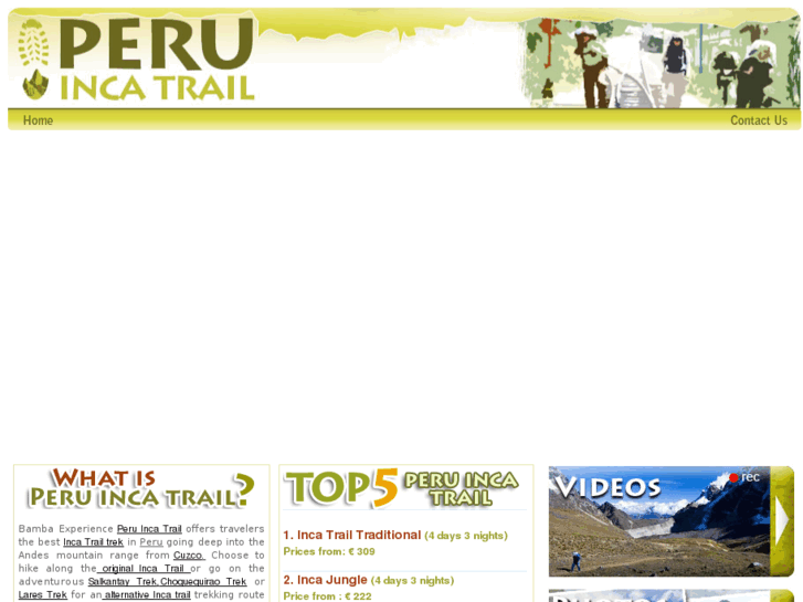 www.peruincatrail.com