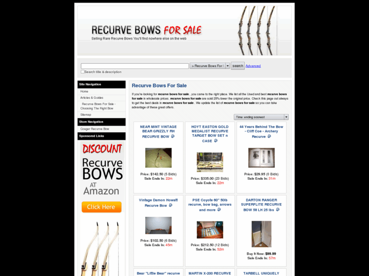 www.recurvebowsforsale.com