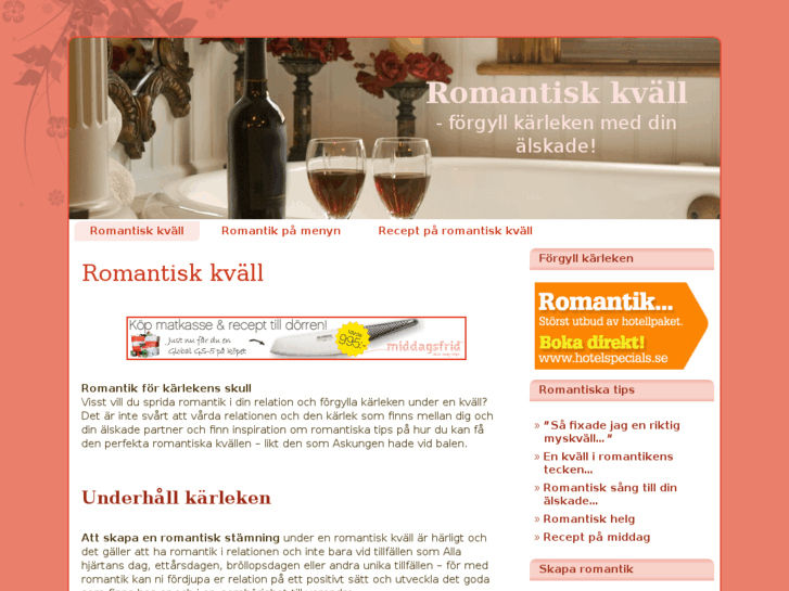 www.romantiskkvall.se