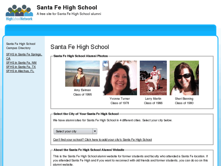 www.santafehighschoolalumni.org