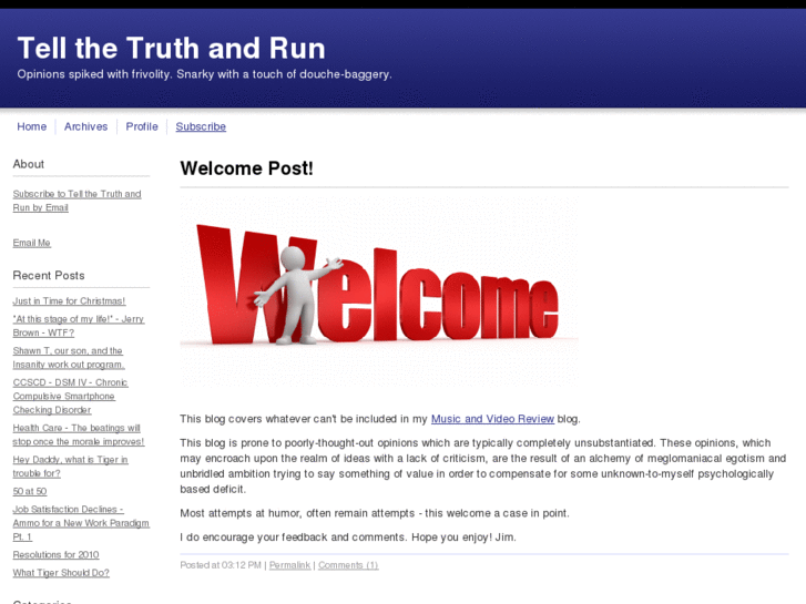 www.tellthetruthandrun.com