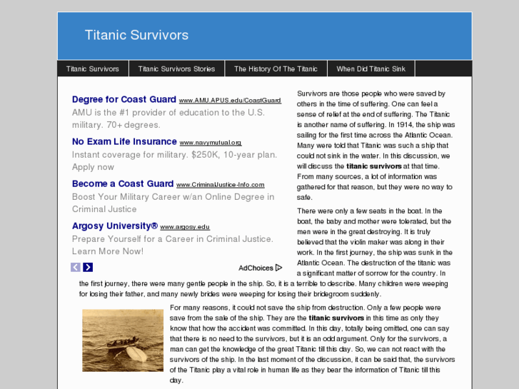 www.titanicsurvivors.info