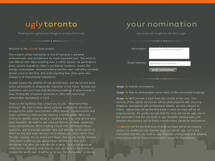 www.uglytoronto.com