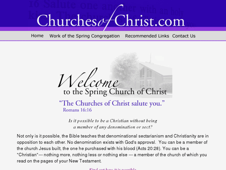 www.churchesofchrist.com