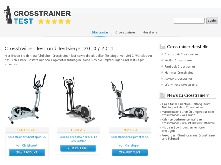 www.crosstrainertest.org