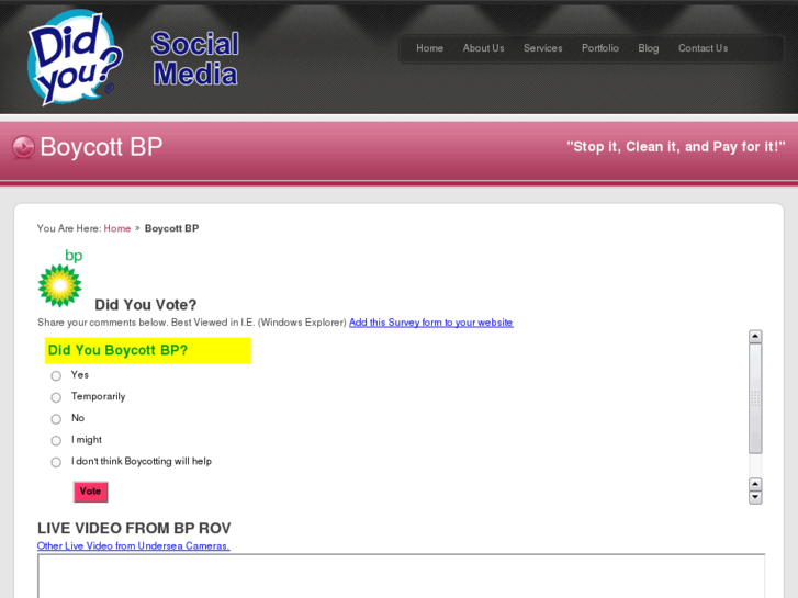 www.didyouboycottbp.com