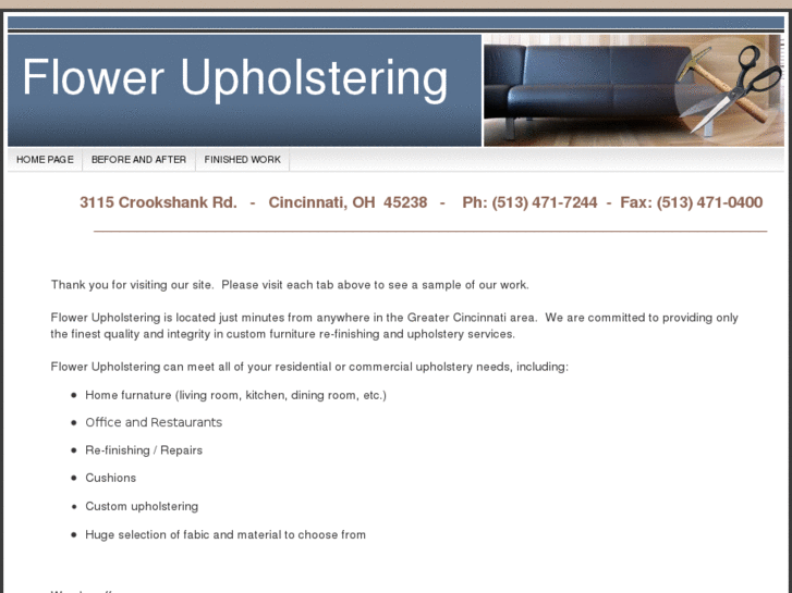 www.flowerupholstering.com