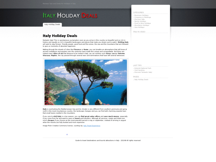 www.italyholidaydeals.com