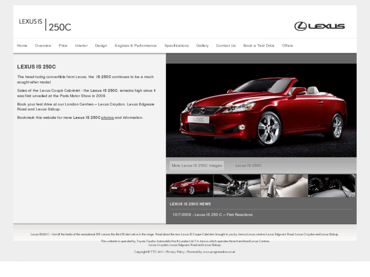 www.lexusis250c.co.uk