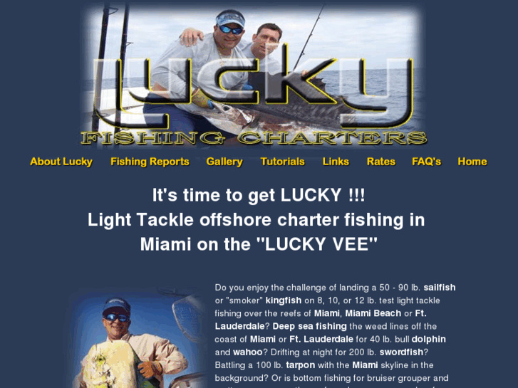 www.luckyfishingcharters.com