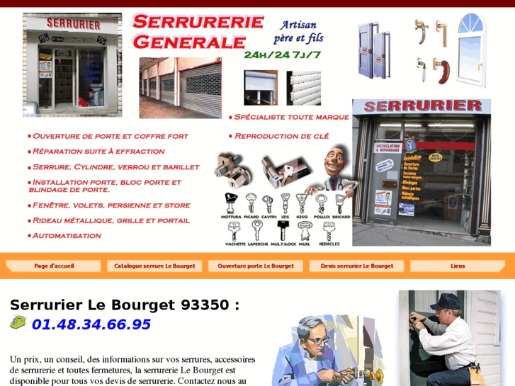 www.serrurierslebourget.com