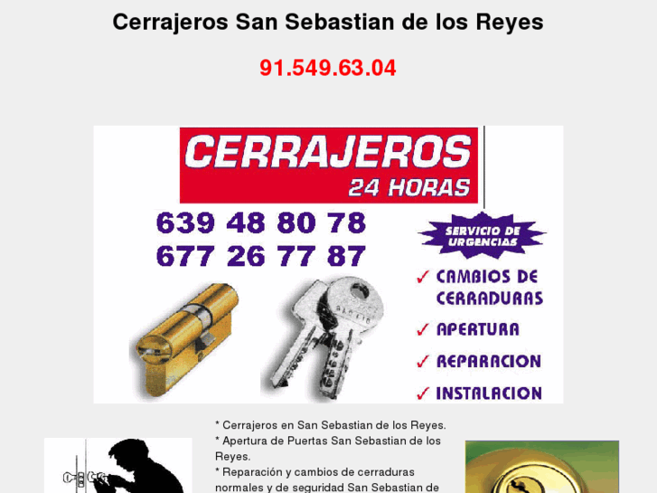 www.cerrajerosansebastiandelosreyes.es