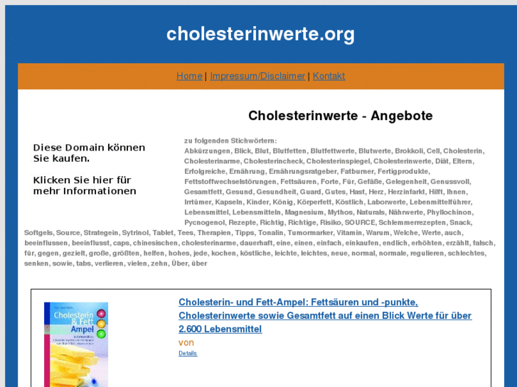 www.cholesterinwerte.org