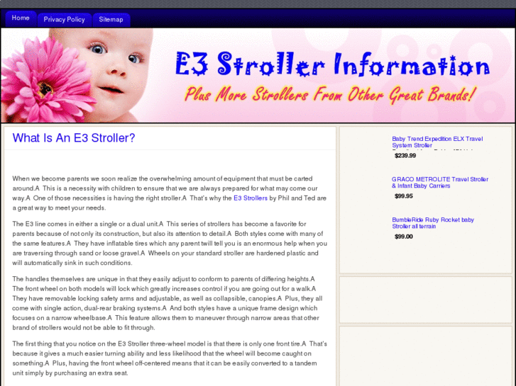 www.e3stroller.com