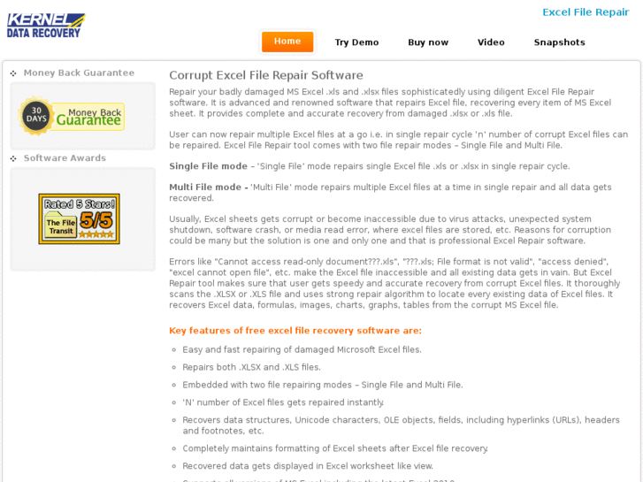 www.excelfilerepair.com