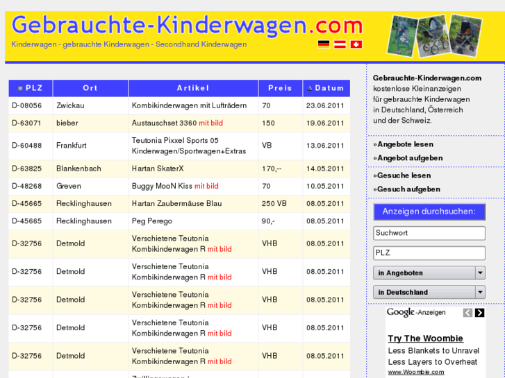 www.gebrauchte-kinderwagen.com