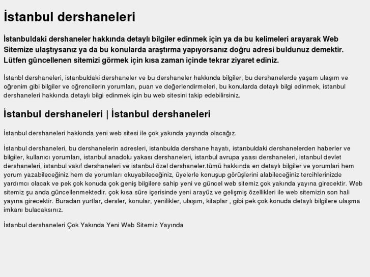 www.istanbuldershaneleri.com