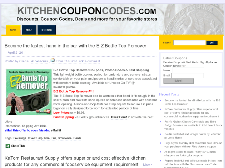 www.kitchencouponcodes.com