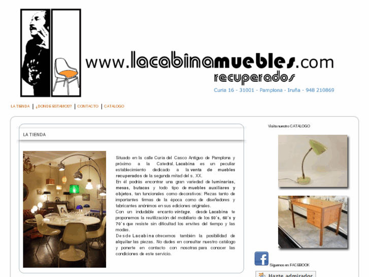 www.lacabinamuebles.com