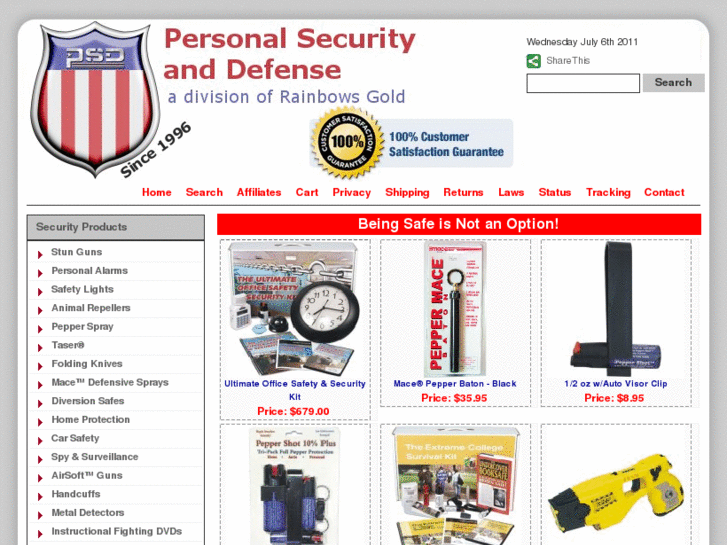 www.personalsecurityanddefense.com