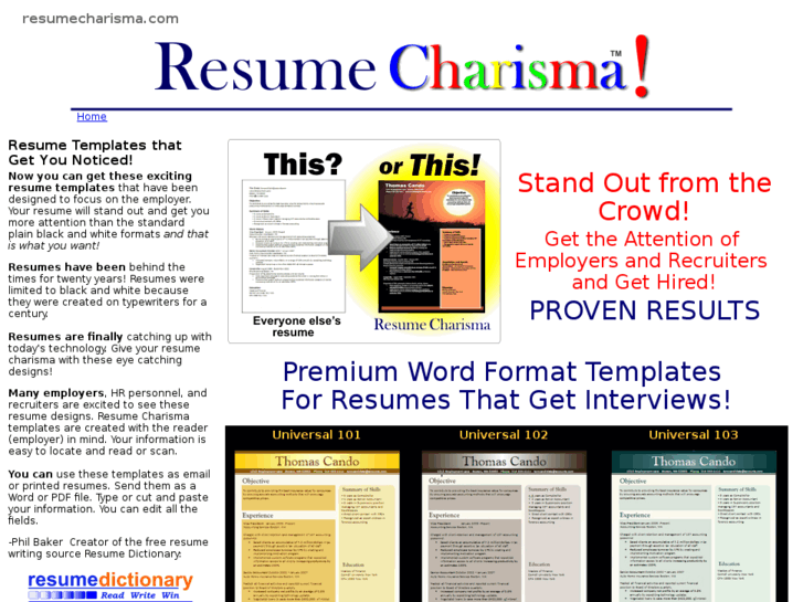 www.resumecharisma.com