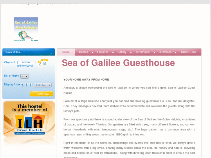 www.seaofgalileeguesthouse.com