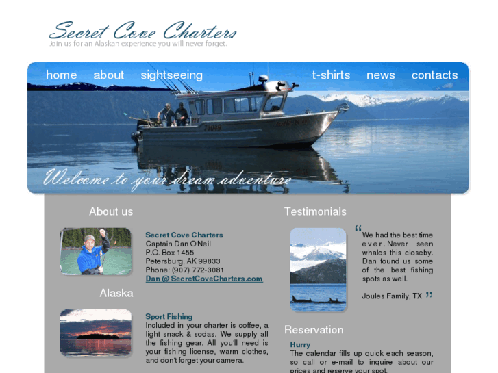 www.secretcovecharters.com