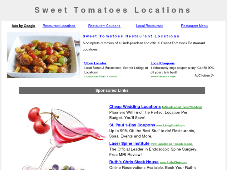 www.sweettomatoeslocations.com