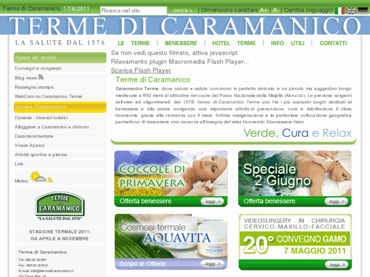 www.termedicaramanico.it