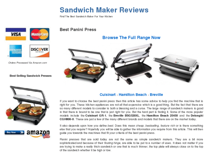 www.toastedsandwichmaker.net