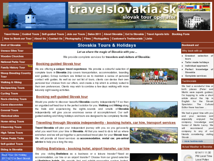 www.travelslovakia.sk