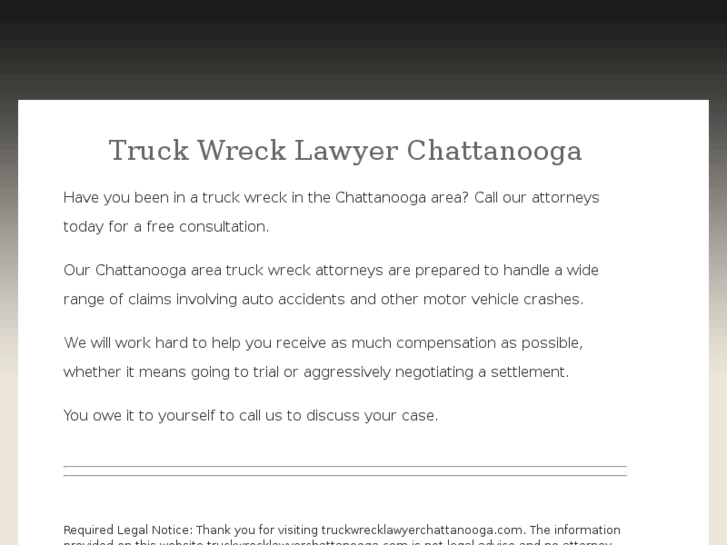 www.truckwrecklawyerchattanooga.com