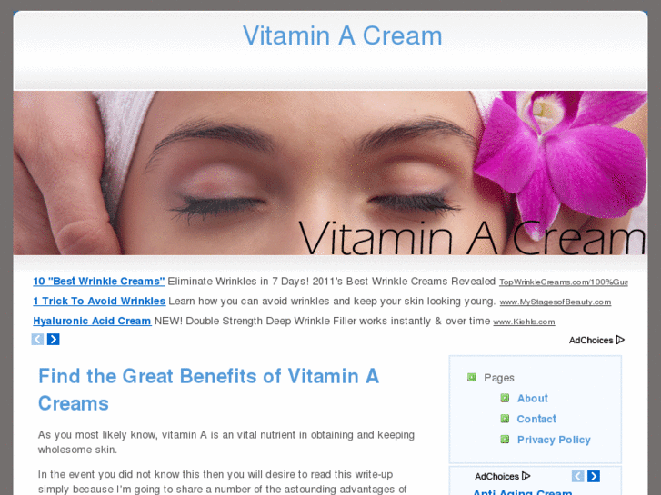 www.vitaminacream.org