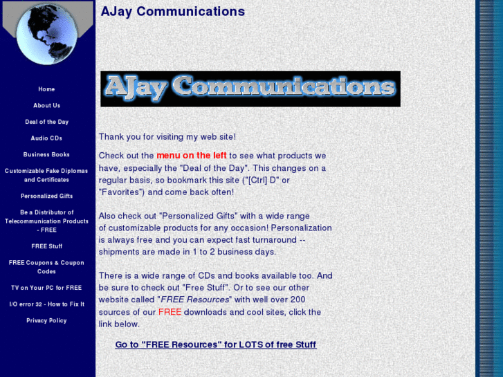 www.ajaycommunications.com