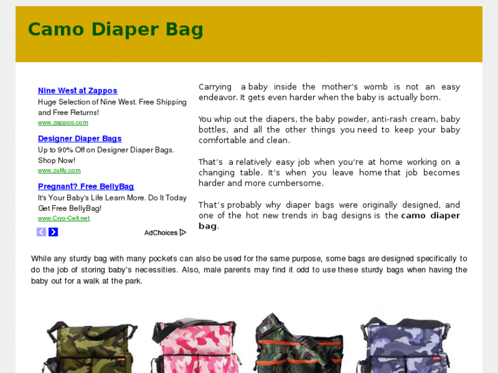 www.camodiaperbag.com