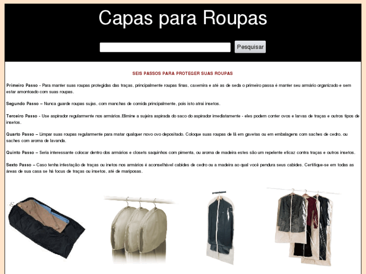 www.capaspararoupas.com