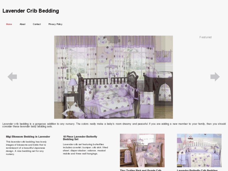 www.lavendercribbedding.net