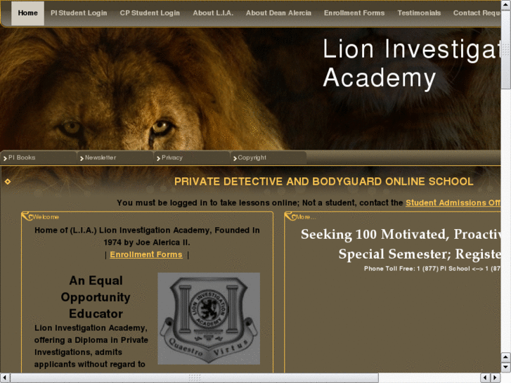 www.lioninvestigationacademy.com